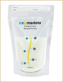 Пакеты для сбора и хранения грудного молока Medela